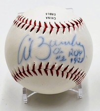 Al Bumbry Autograph Signed Ball Baseball MLB Baltimore Orioles AB01