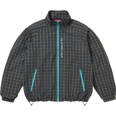 ジャケット・アウター Supreme Plaid Track Jacket Supreme Plaid Track Jacket Navy | eBay
