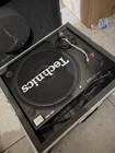 Technics SL-1200MK2 Black Direct Drive DJ Turntable Pitch Control + Slipmat