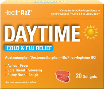 Cold & Flu Medicine Powerful Multi-Symptom Daytime Cold and Flu Relief