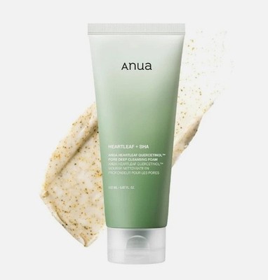 Anua Heartleaf Quercetinol Pore Deep Cleansing Foam, Face wash for Pore Refining