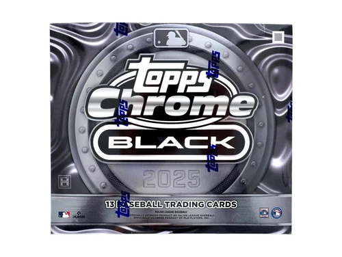 2025 TOPPS CHROME BLACK BASEBALL HOBBY BOX