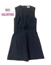 Red Valentino Sleeveless Dress Black