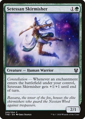 Setessan Skirmisher Foil (200) Theros Beyond Death THB MTG Magic