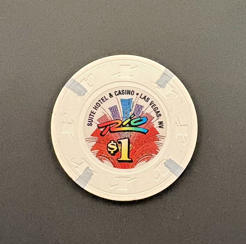 $1 casino chip Rio Casino Las Vegas great condition obsolete $1 Las Vegas chip!