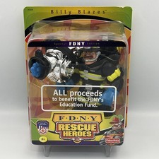 Fisher Price Rescue Heroes SPECIAL FDNY EDITION Billy Blazes Action Figure 2001