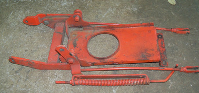 Simplicity Sovereign Allis-Chalmers Mower Deck Cradle Draft Lift Hanger Arms