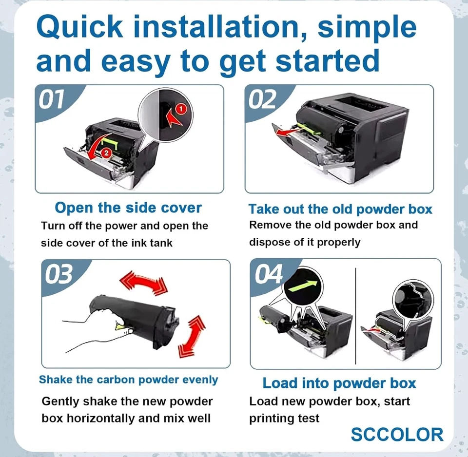 MX-B70T MXB70T Toner Cartridge Compatible for Sharp MX-B70T Toner Cartridge Repl - Image 2 of 4