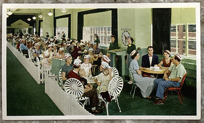 A Trip Through Kellogg's Cereal Factory Plant Tour Vintage Chrome Postcard C232
