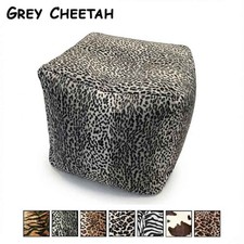 Animal Pouffe Cube Beanbag Bean bag Pony Skin Ottoman Footstool Stool Seat