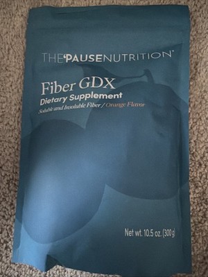 The 'Pause Life Fiber GDX Soluble And Insoluble Fiber Orange Flavor