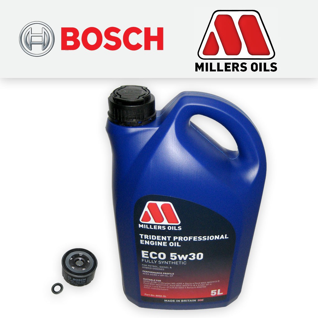SERVICE KIT for RENAULT SCENIC II 1.6 16V OIL FILTER +5w30 FS OIL (2003-2009)