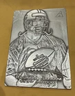 .999 SILVER HIGHLAND MINT CARD RARE 4.25 OZ RASHAAN SALAAM NO CASE NO CERT