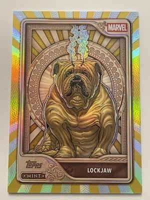 2026 Topps Marvel Mint Lockjaw /50 Gold Foil Bronze #12