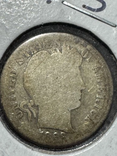 1899-s Barber Dime, Better date, 99c Shipping Offer