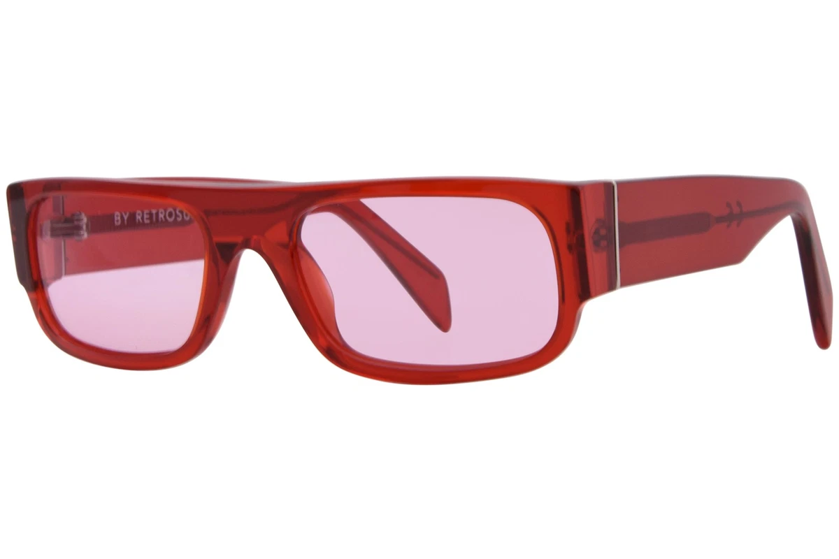 RetroSuperFuture Red W Sunglasses RetroSuperFuture 6U1 Red and Clear Frame Sunglasses NIB | eBay main image 4