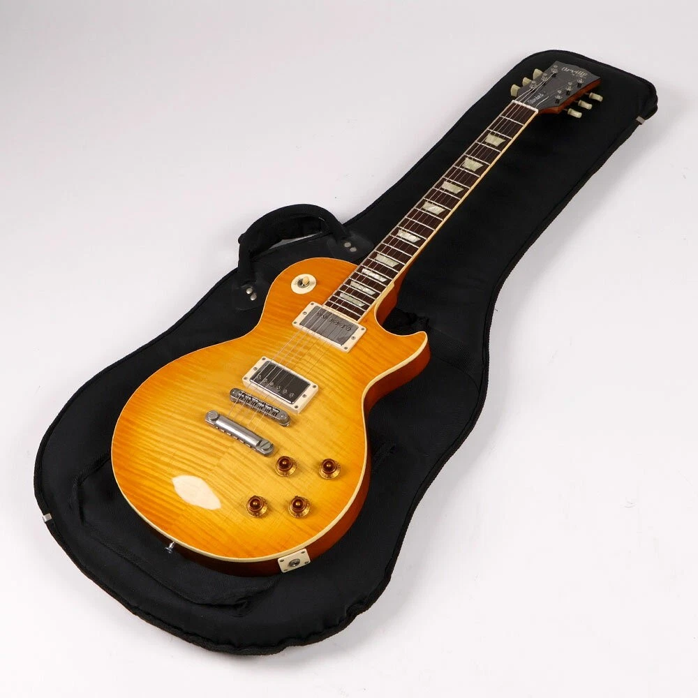 Электрогитары Orville by Gibson Les Paul из красного дерева корпус