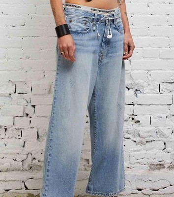 NWT ~ R13 Ankled D'arcy Jeans - Haven Blue Size 25