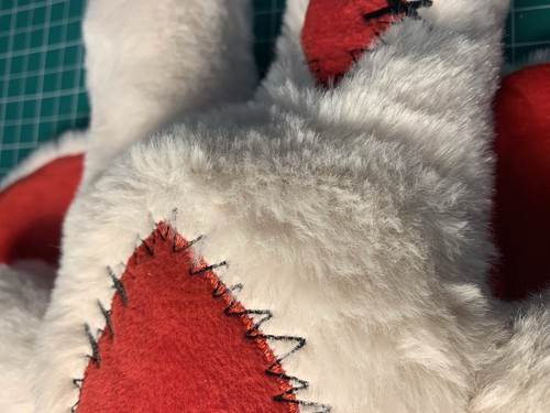 Peluche Dreadfuls "Love Rabbit" di Mysterious Peluche Coniglietto Cuore Rosso RARO - Foto 18 di 20