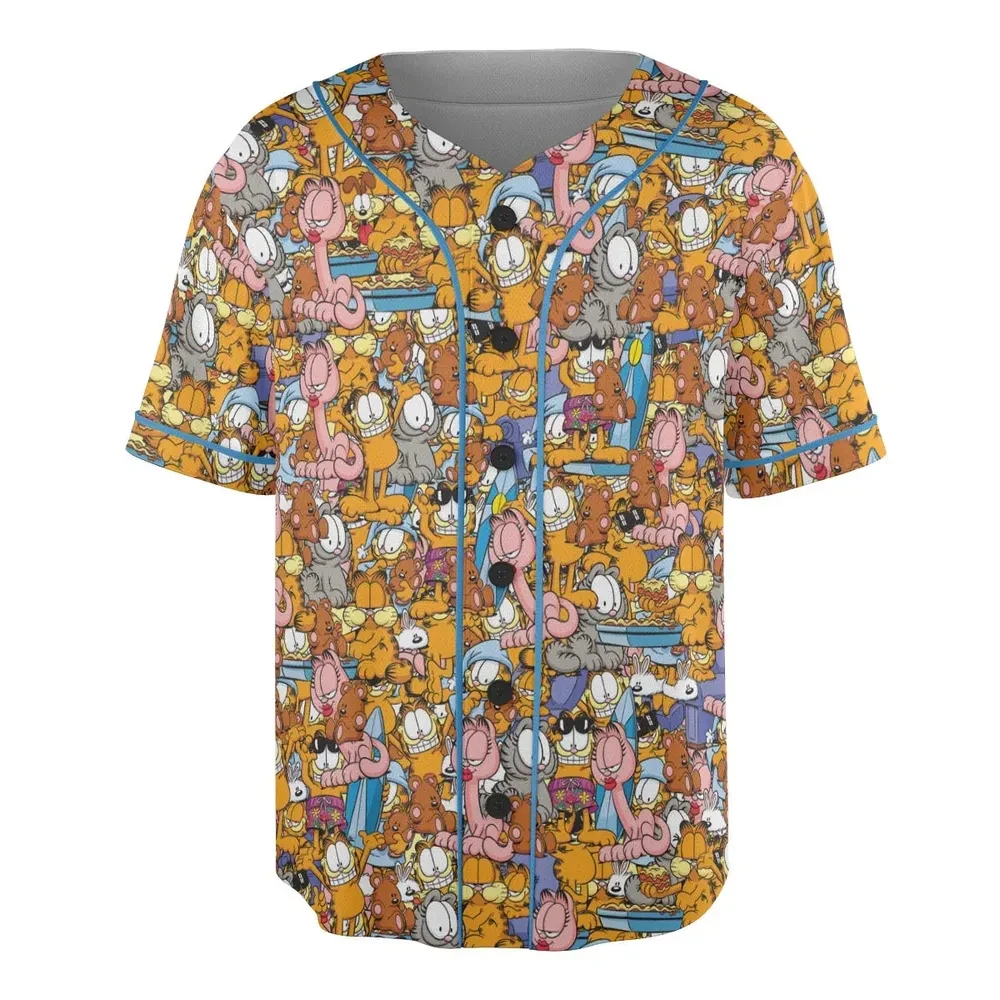 Garfield and Friends Unisex Baseball Jersey