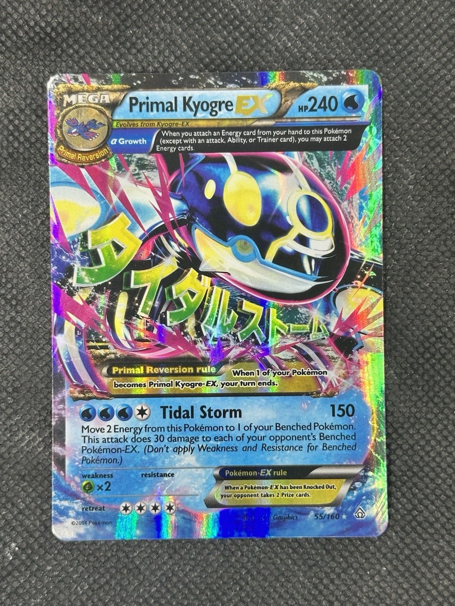 Primal Kyogre EX (Alpha) 55/160 Pokmon XY - Primal Clash Holo - LP+ Primal Kyogre EX (Alpha) 55/160 Pokmon XY - Primal Clash Holo - LP+