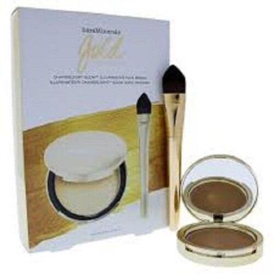 Bare Minerals *Gold Obsession* Chandelight Glow illuminator Plus Brush 10g NIB