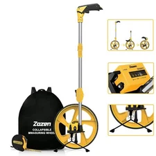 Zozen Distance Measuring Wheel in Feet and Inches, Collapsible Measure Wheel Imp