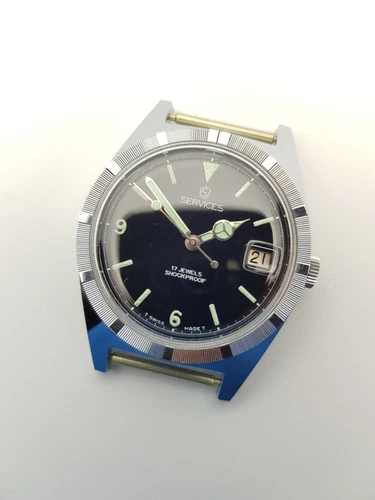 Services Watch - 35mm - Explorer Style - NOS - cal. EB 8021 - Mercedes Hands