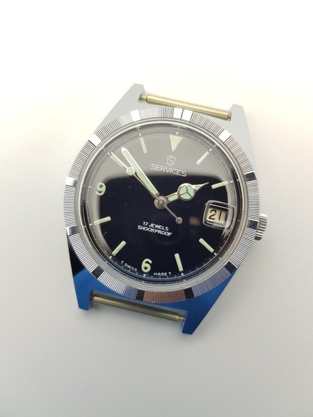 Services Watch - 35mm - Explorer Style - NOS - cal. EB 8021 - Mercedes Hände