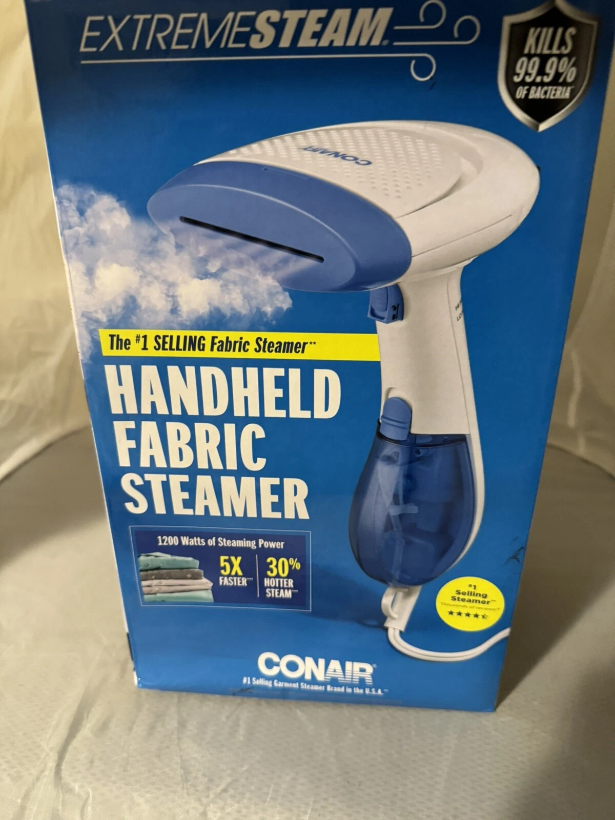 Conair Extreme Steam Handheld Fabric Steamer Dual Heat Technology