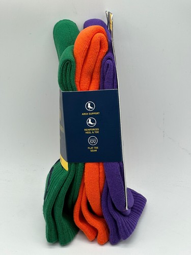 NEW 3 PAIR MENS POLO RALPH LAUREN PERFORMANCE COTTON BLEND CREW SIZE 6-12.5 - Picture 2 of 4