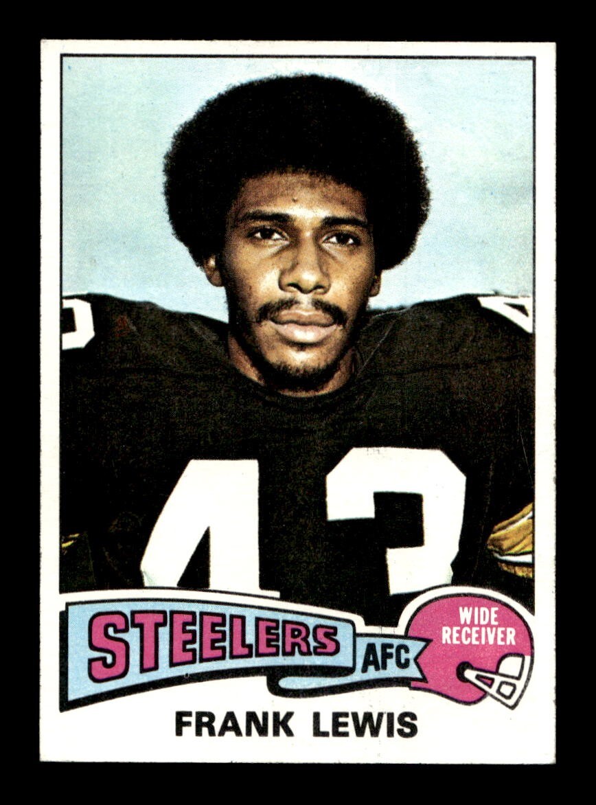 1975 Topps #71 Frank Lewis Steelers EX-MT+ *3s
