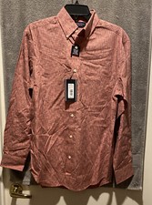 NWT's Roundtree Yorke Shirt - 100 Cotton - Ant Cherry63 - S - List 49.50