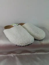 New Extremely Me - Faux Fur Sherpa Slip-on Flat Shoes Cream White Girls' Size 1