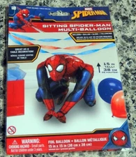 15" Tall Spider-Man Air-Filled Balloon Birthday Party Decoration New
