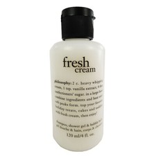Philosophy Fresh Cream Shampoo, Shower Gel And Bubble Bath 4 Oz. 