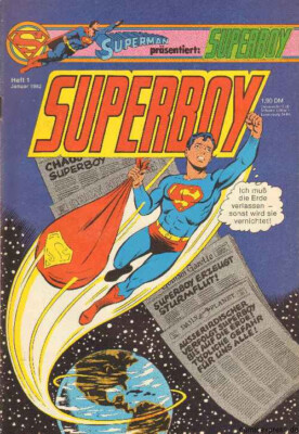 Superboy Nr 1 Ehapa Verlag 1982 DC