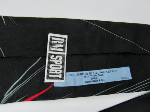 NHL Columbus Blue Jackets Stinger Maskottchen 100% Silk Tie by Robert Marlin Rarität - Bild 8 von 10