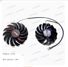 Graphics Card Cooling Fan PLD10010S12HH For MSI RX5700XT 5700 5600 GAMING X  