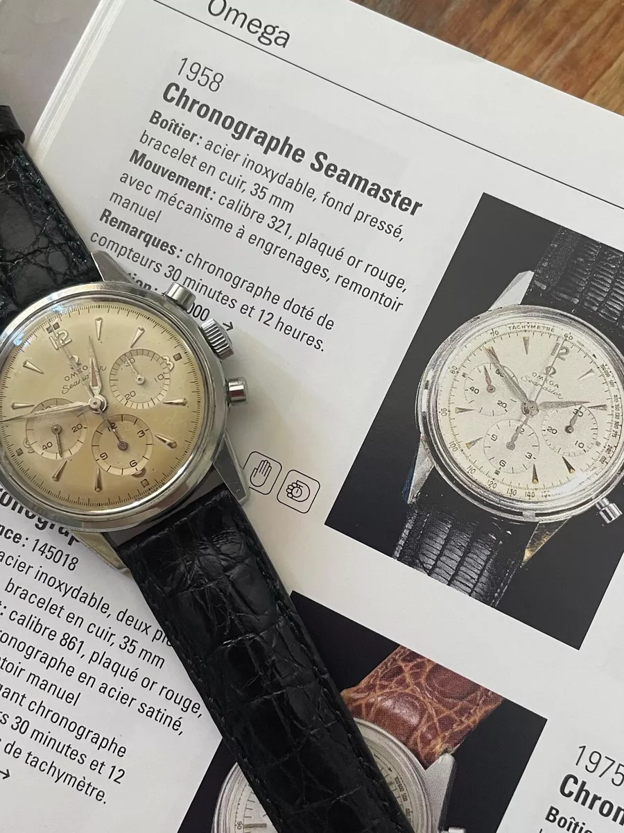 Vintage omega chronograph shop caliber 321