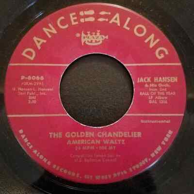 Jack Hansen And His Orchestra Shall We Dance (Quickstep) / The Golden Chandeli
