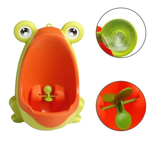 Trainer Shaped Boys Toilet Potty Kid Training Frog Bathroom Urinal Cute Baby Pee - Picture 3 of 10