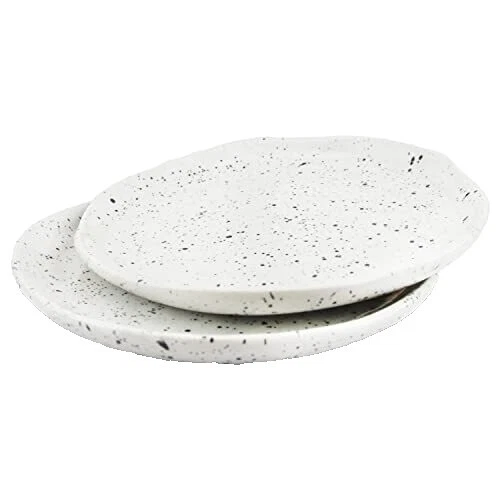 Stoneware Polka Dot Dinnerware Plates