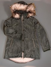 Michael Kors Green/Pink Hooded Long Sleeve Full Zip Jacket Girls Size 10-12