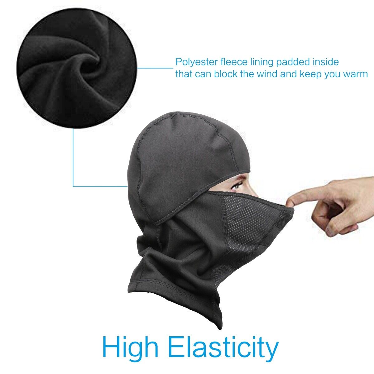 Winter Ski Mask for Men Women Fleece Neck Gaiter for Winter Ski Mask for Men Women Fleece Neck Gaiter for