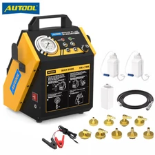 AUTOOL Brake Fluid Bleeder Exchange Machine Pulsating Oil Change Tool w/Adapters