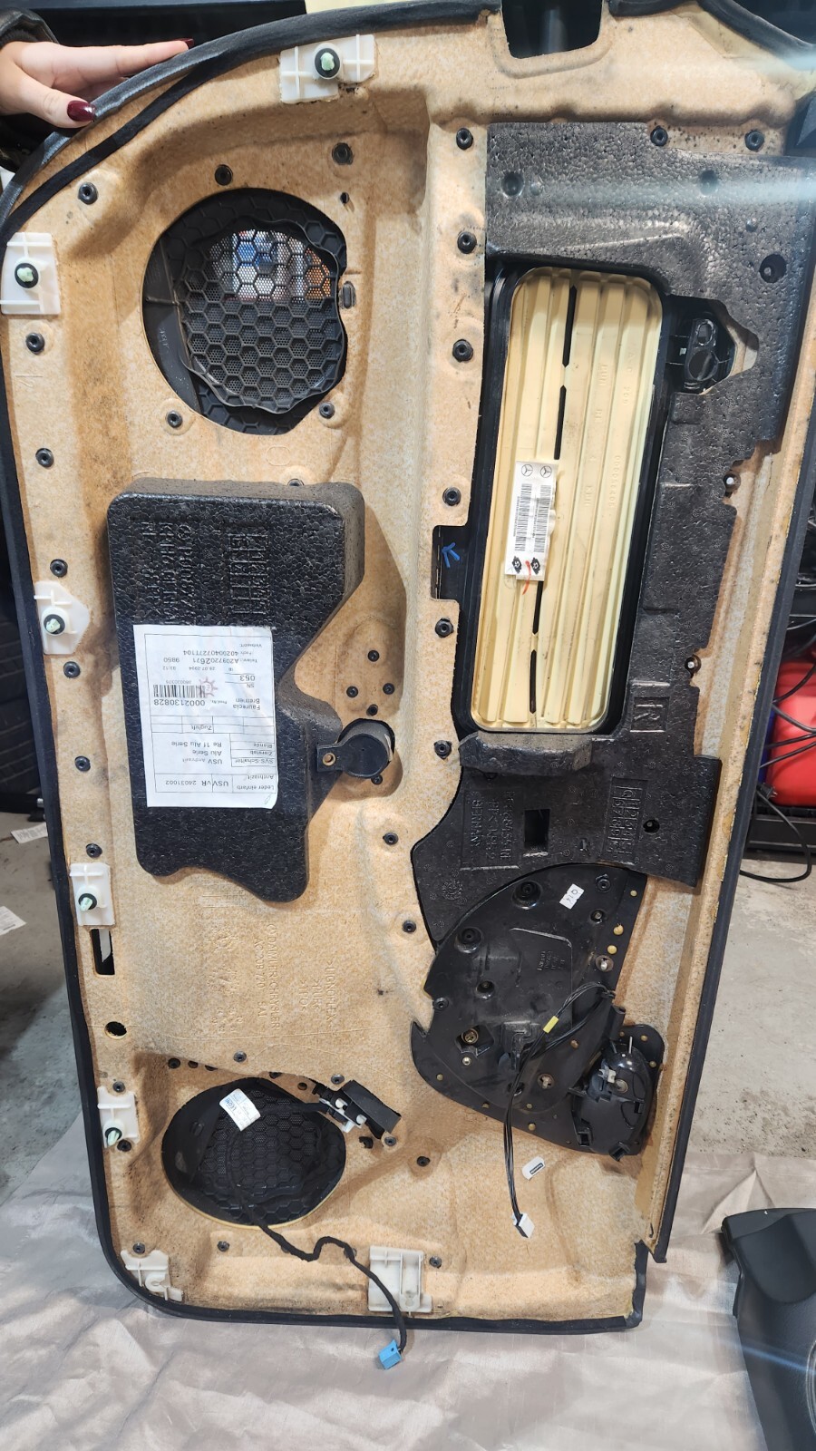 03-05 Mercedes W209 CLK320/CLK500 Front Right Side Interior Door Trim ...