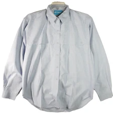 Ol' Paint Womens Size L Blue Button Down Long Sleeve Shirt Collared