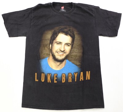 Rare VTG Luke Bryan 2011 Live Concert Tour T Shirt 2010s Country Music Black S
