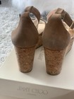 Jimmy Choo Pania Suede Nude Wedges 40,5 — photo 10